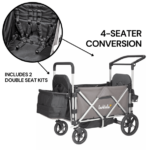 Larktale Caravan (4 Seater) Stroller Wagon Bundle