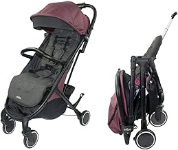 Evezo Channy Lightweight Roll 'N' Go Folding Travel Stroller
